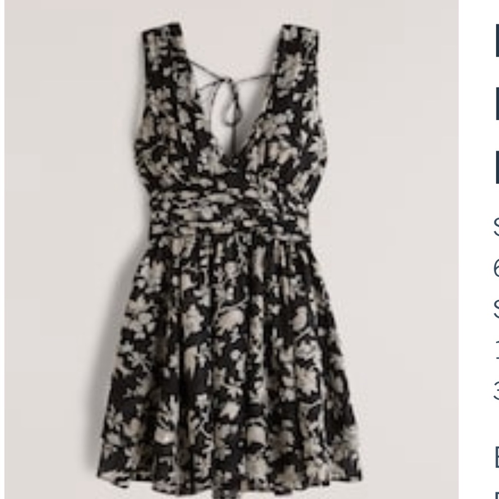 Abercrombie & Fitch drama mini dress - Picture 1 of 4